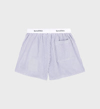 Short à rayures - Navy Striped