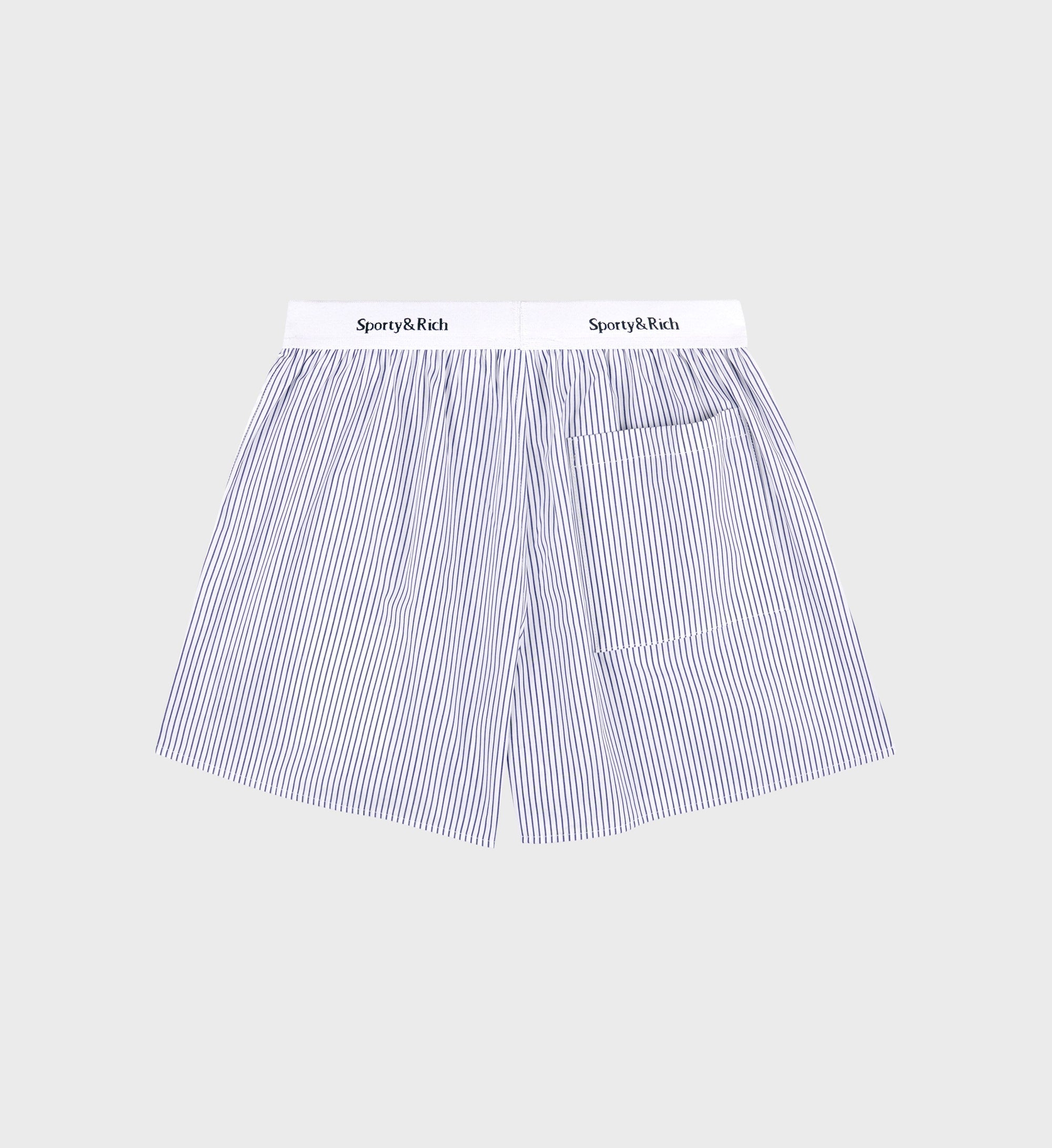 Short à rayures - Navy Striped