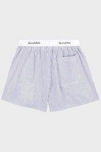 Short à rayures - Navy Striped