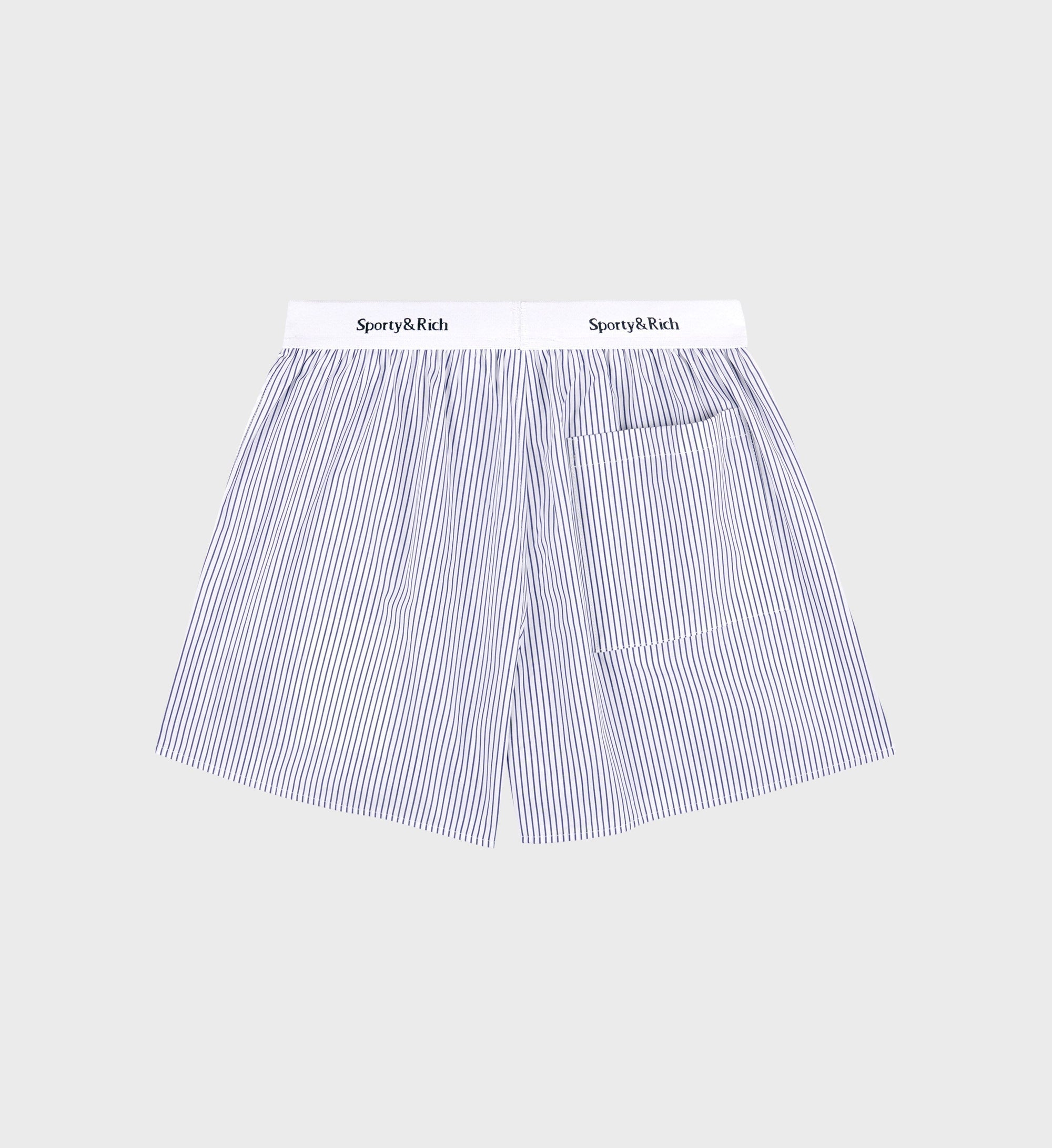 Short à rayures - Navy Striped
