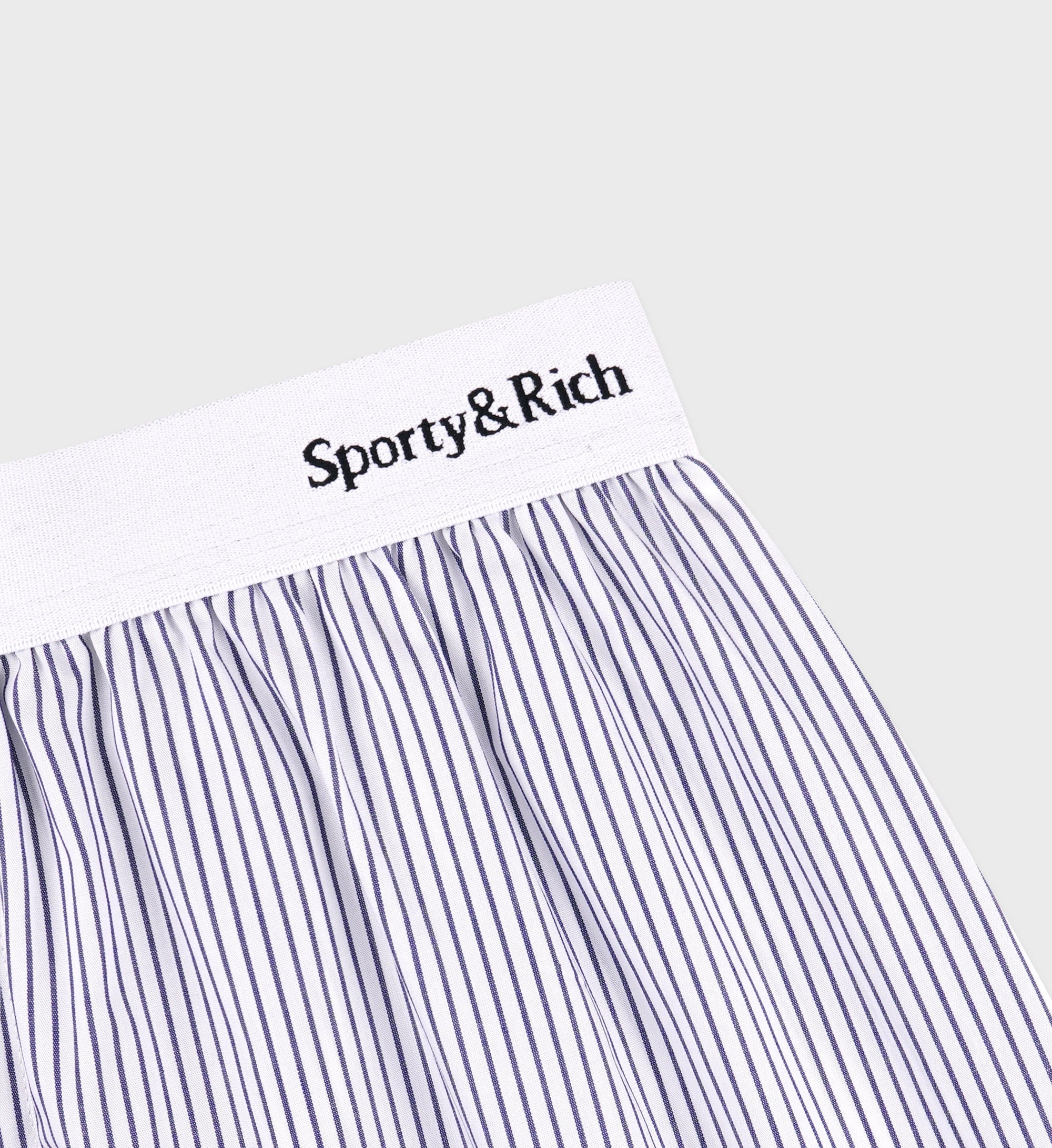 Short à rayures - Navy Striped