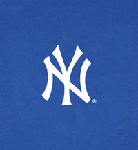 Sweat à capuche court zippé Yankees Serif - Bleu équipe/Blanc