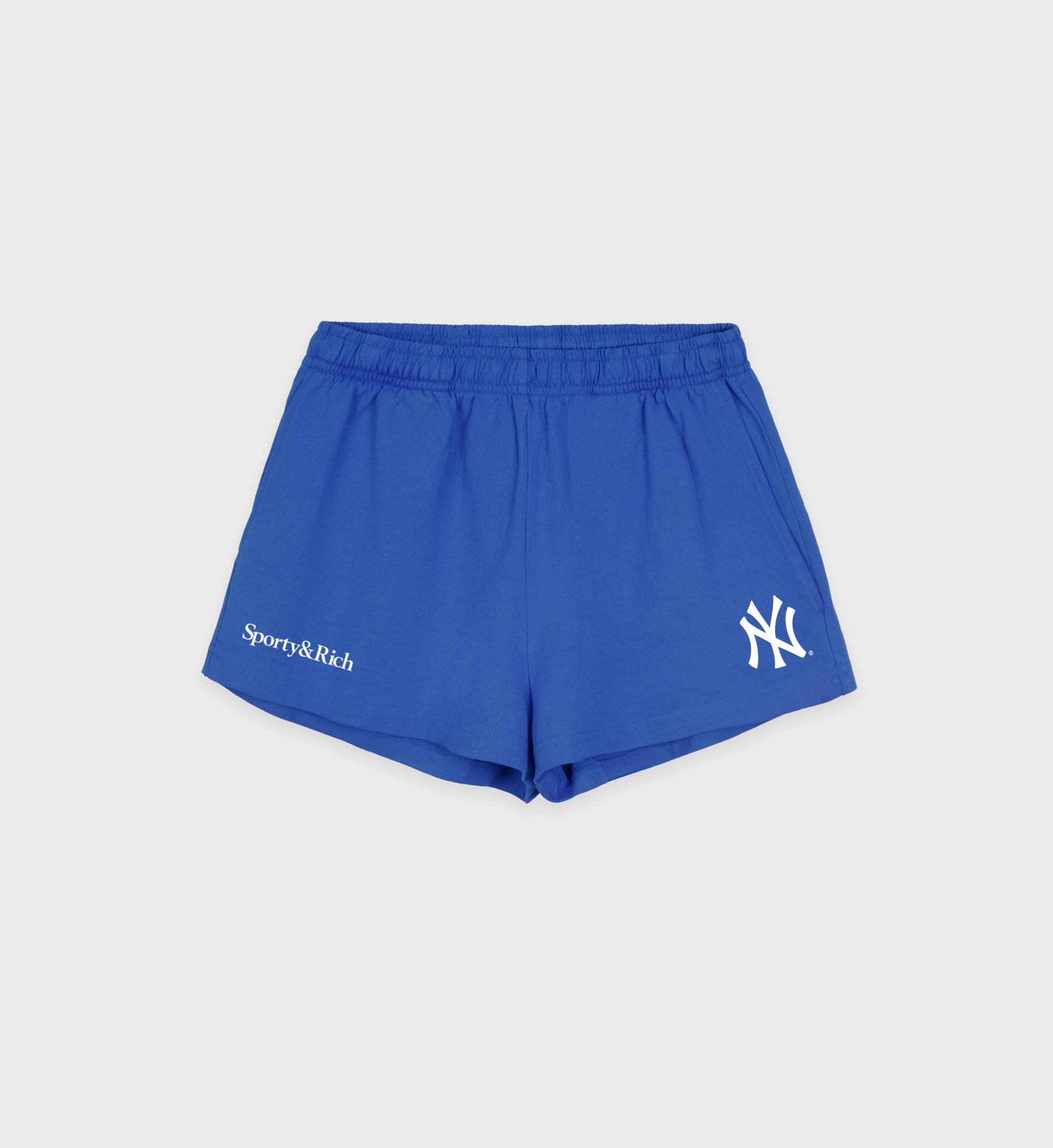 Yankees Serif Disco Short - Team Blue & White