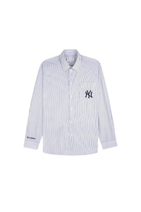 Chemise oversize à rayures - Navy Striped