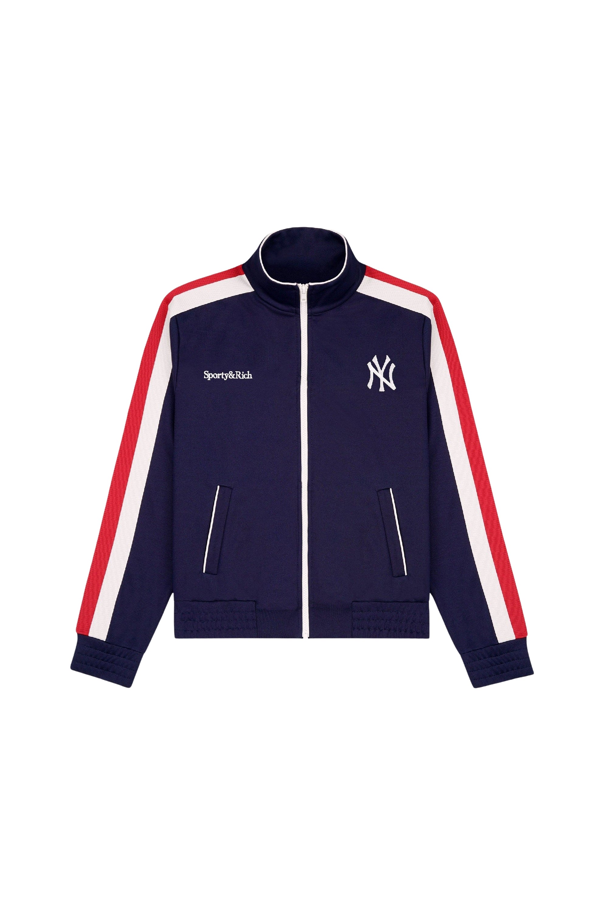 Gilet Yankees Serif zippé - Navy & White & Red