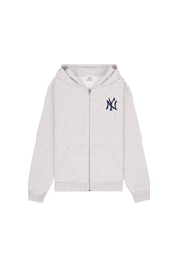 Sweat à capuche Yankees zippé - Heather Gray