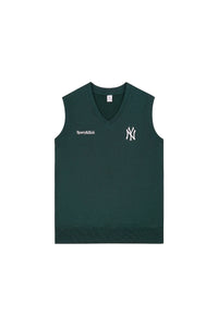 Sweatshirt Yankees à col V sans manches - Forest