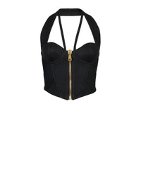 Top en maille - Noir