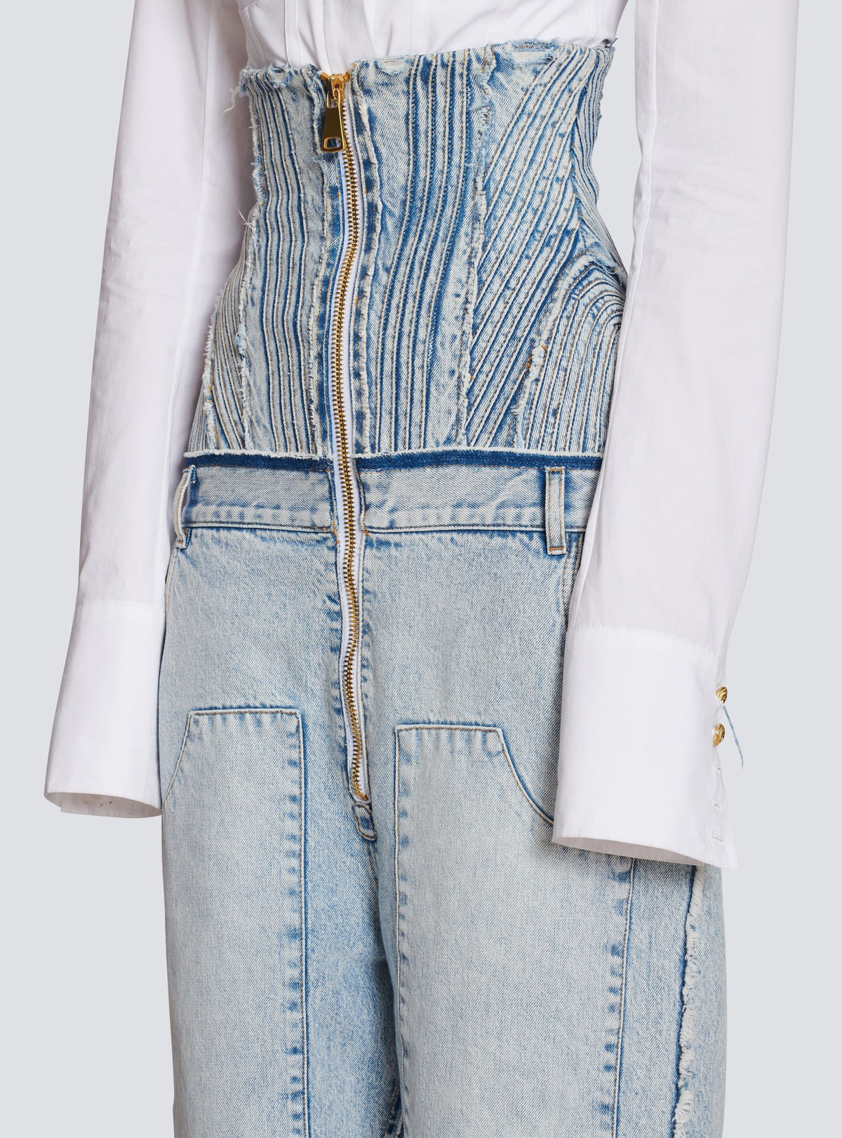 Jean boyfriend vintage - Bleu Jean Clair