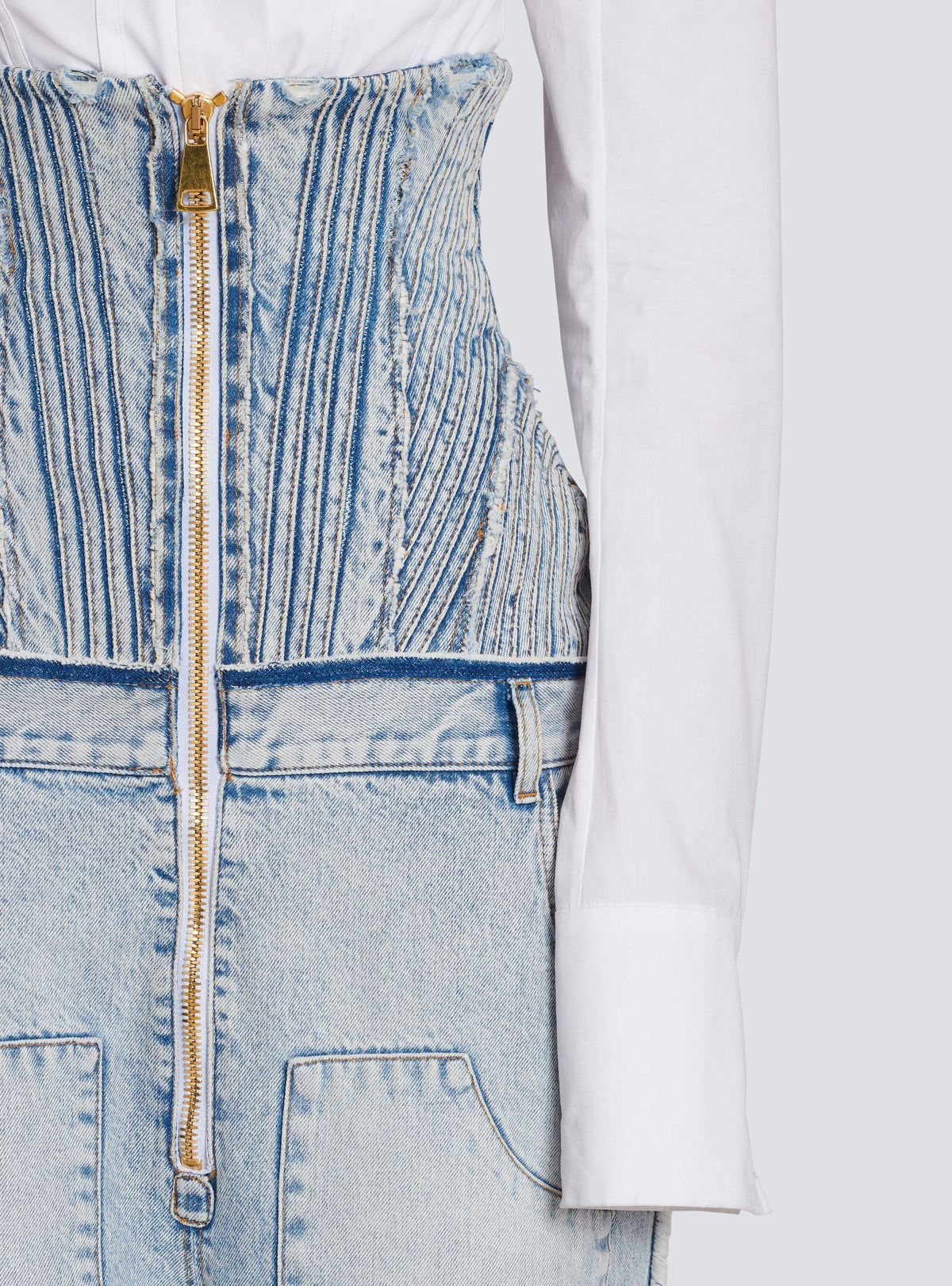 Jean boyfriend vintage - Bleu Jean Clair