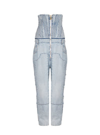 Jean boyfriend vintage - Bleu Jean Clair
