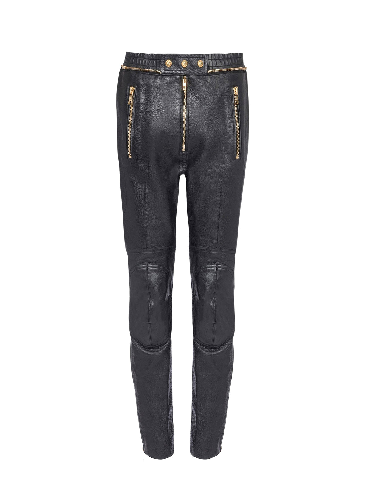 Pantalon en cuir - Noir