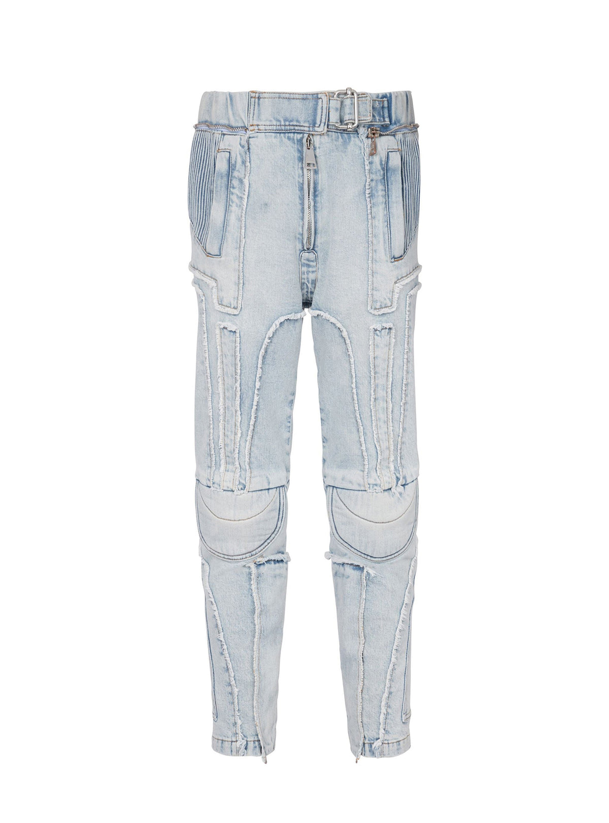 Jean nervuré à coupe slim - Bleu Jean Clair