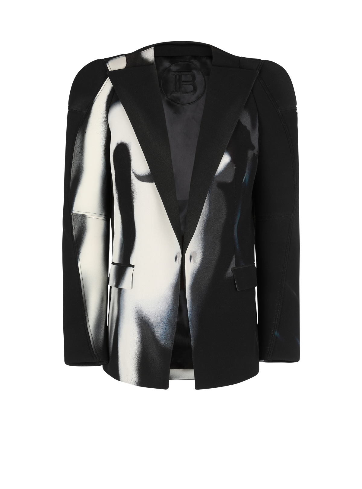 Blazer à imprimé corps - Noir & Blanc