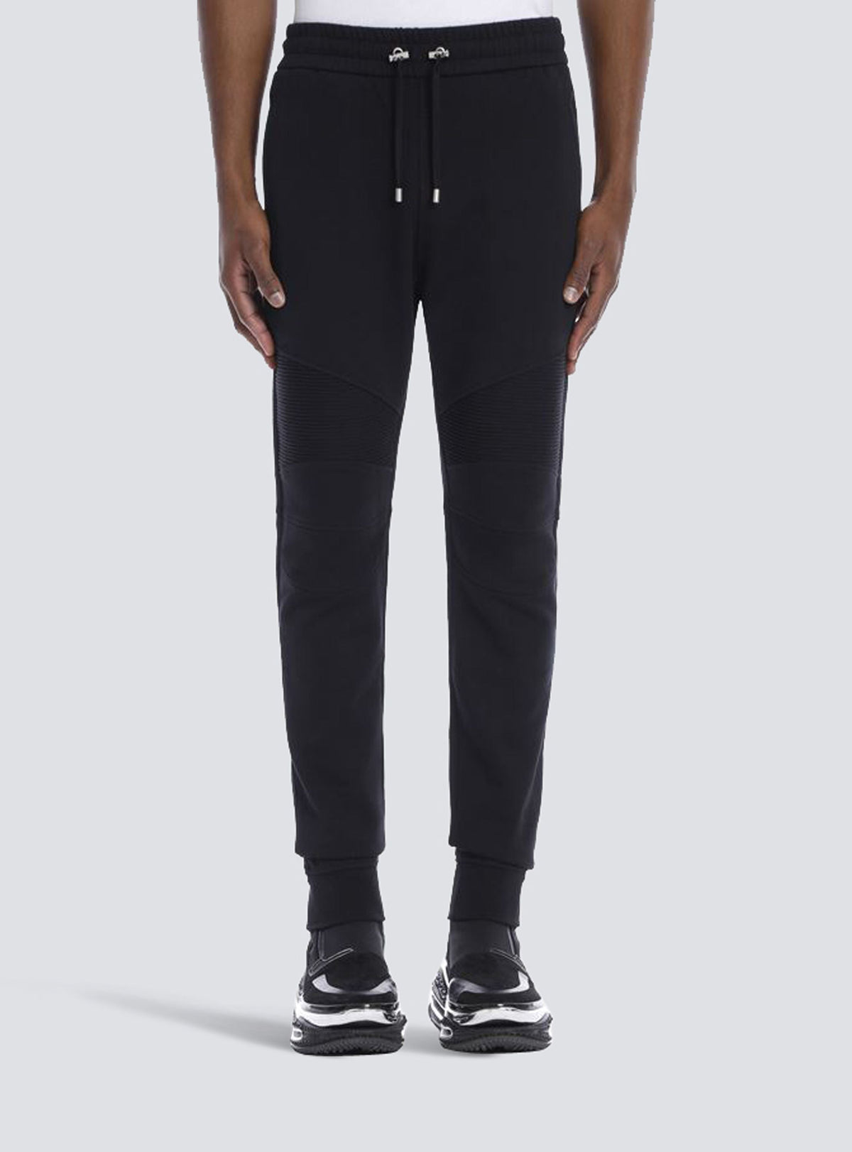 Pantalon de jogging imprimé logo - Noir & Blanc