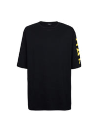 T-shirt à motif oversize - Noir & Jaune