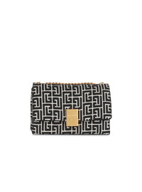 Sac 1945 soft petit modèle en jacquard monogramme - Ivoire & Noir
