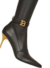 Cuissardes Raven en cuir stretch - Noir