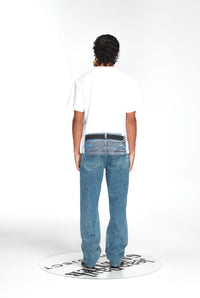 T-shirt unisexe JPG x Yproject imprimé - White & Navy