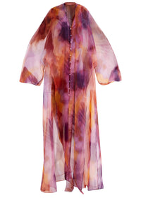 Nali printed long caftan dress - Dandi Print