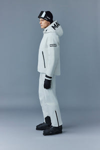 Parka courte Yukio à capuche - Porcelain Grey