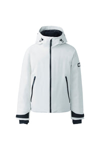 Parka courte Yukio à capuche - Porcelain Grey