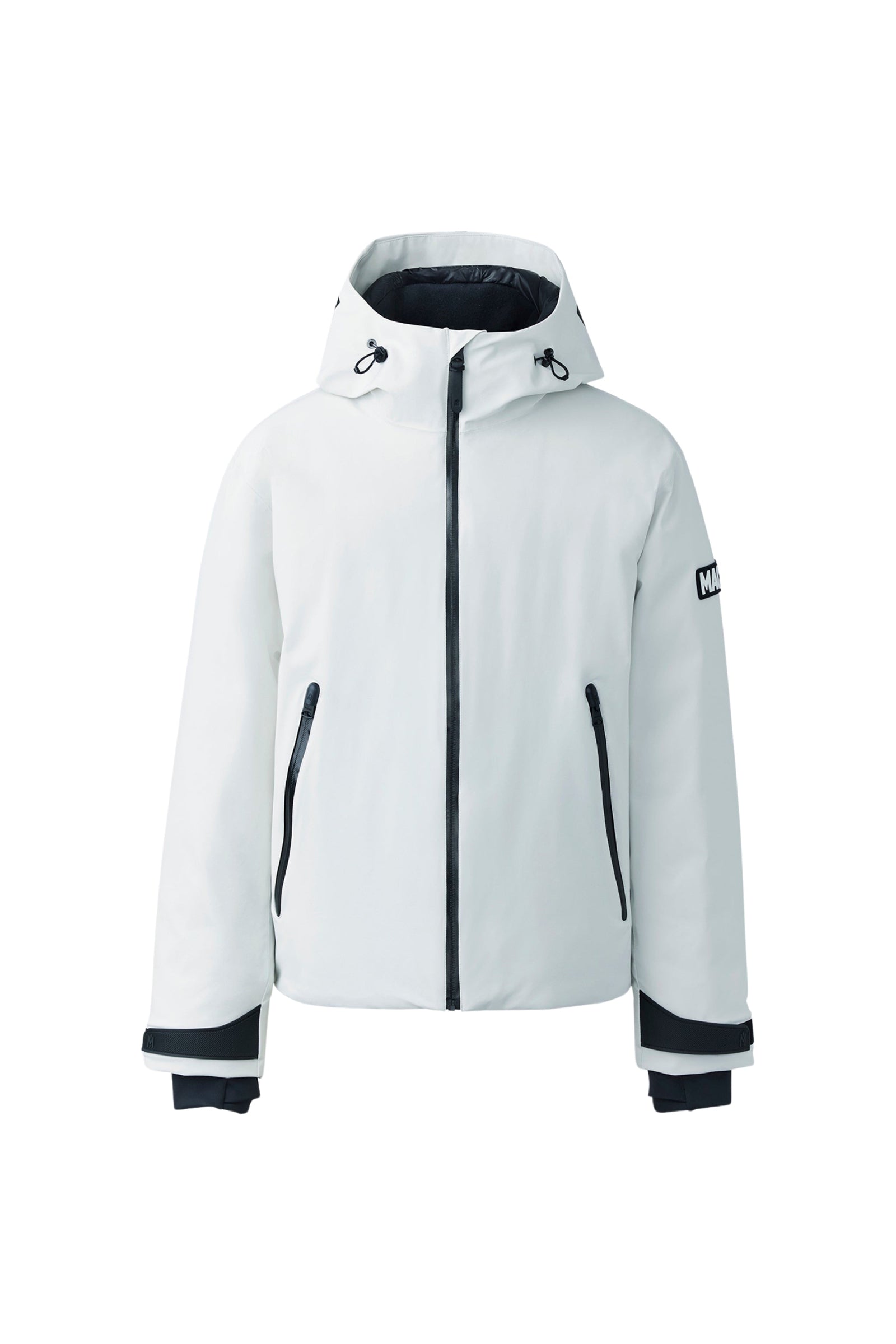 Parka courte Yukio à capuche - Porcelain Grey