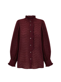 Blouse Yvette - Burgundy