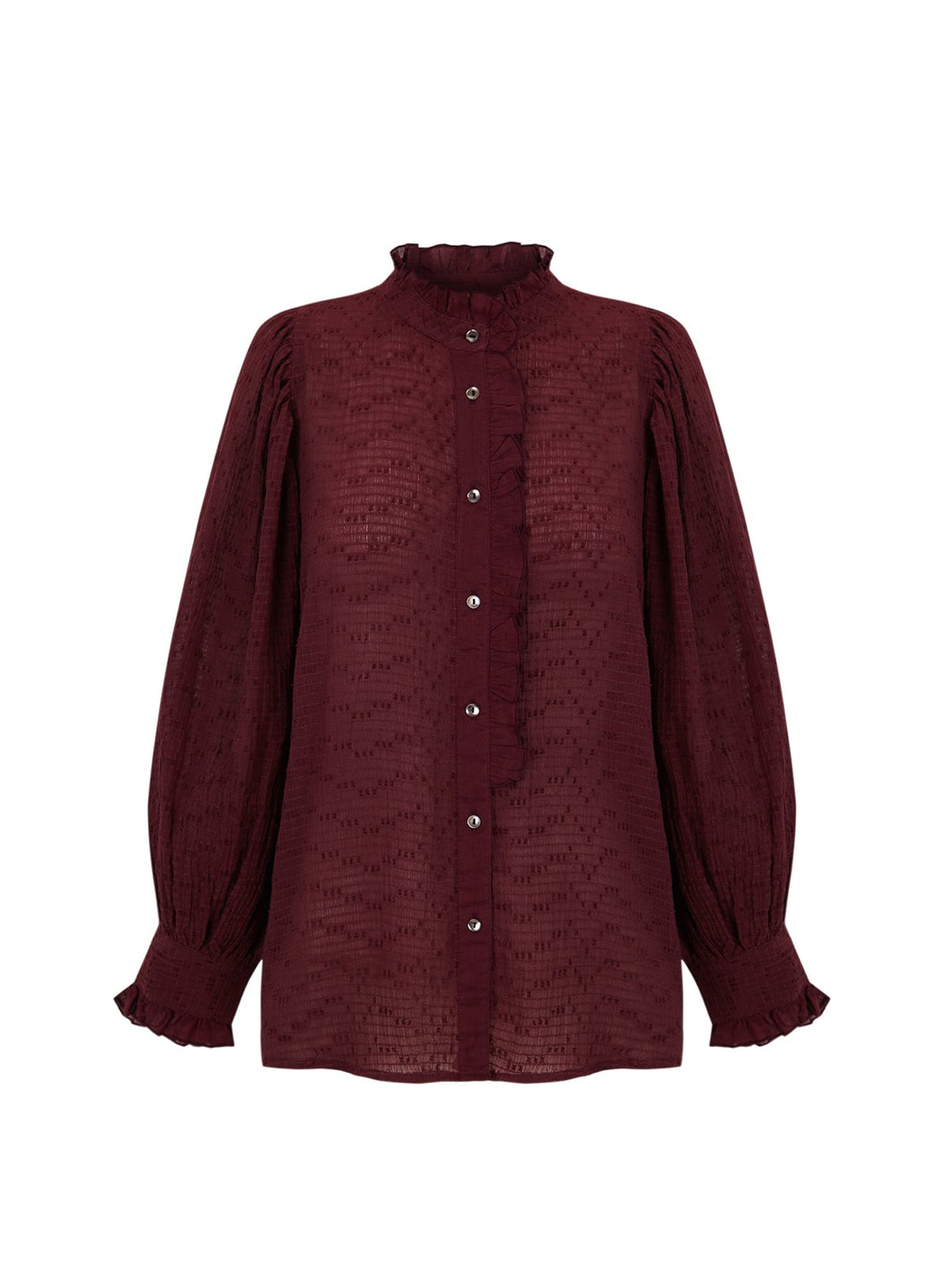 Blouse Yvette - Burgundy