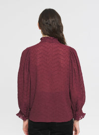Blouse Yvette - Burgundy