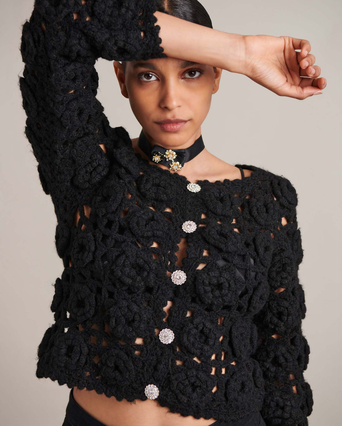 Black / Cardigan Yvette
