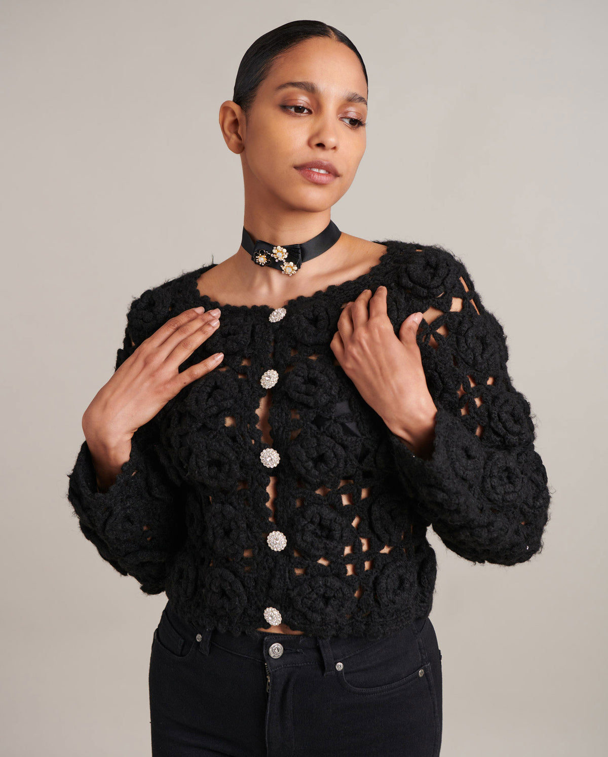 Black / Cardigan Yvette