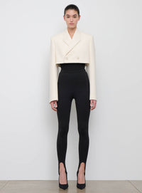 Crop Blazer - Off White