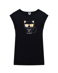 Robe manches courtes - Black
