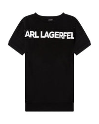 Robe sweat à manches trois quart - Black