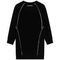 Robe imprimée avec logo - Black