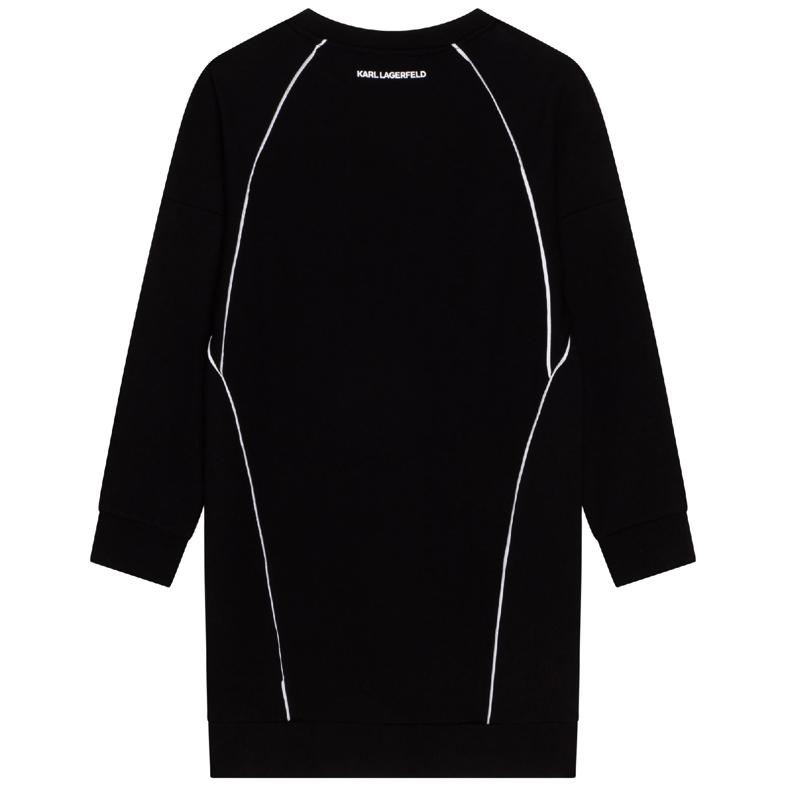 Robe imprimée avec logo - Black