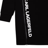Robe imprimée avec logo - Black