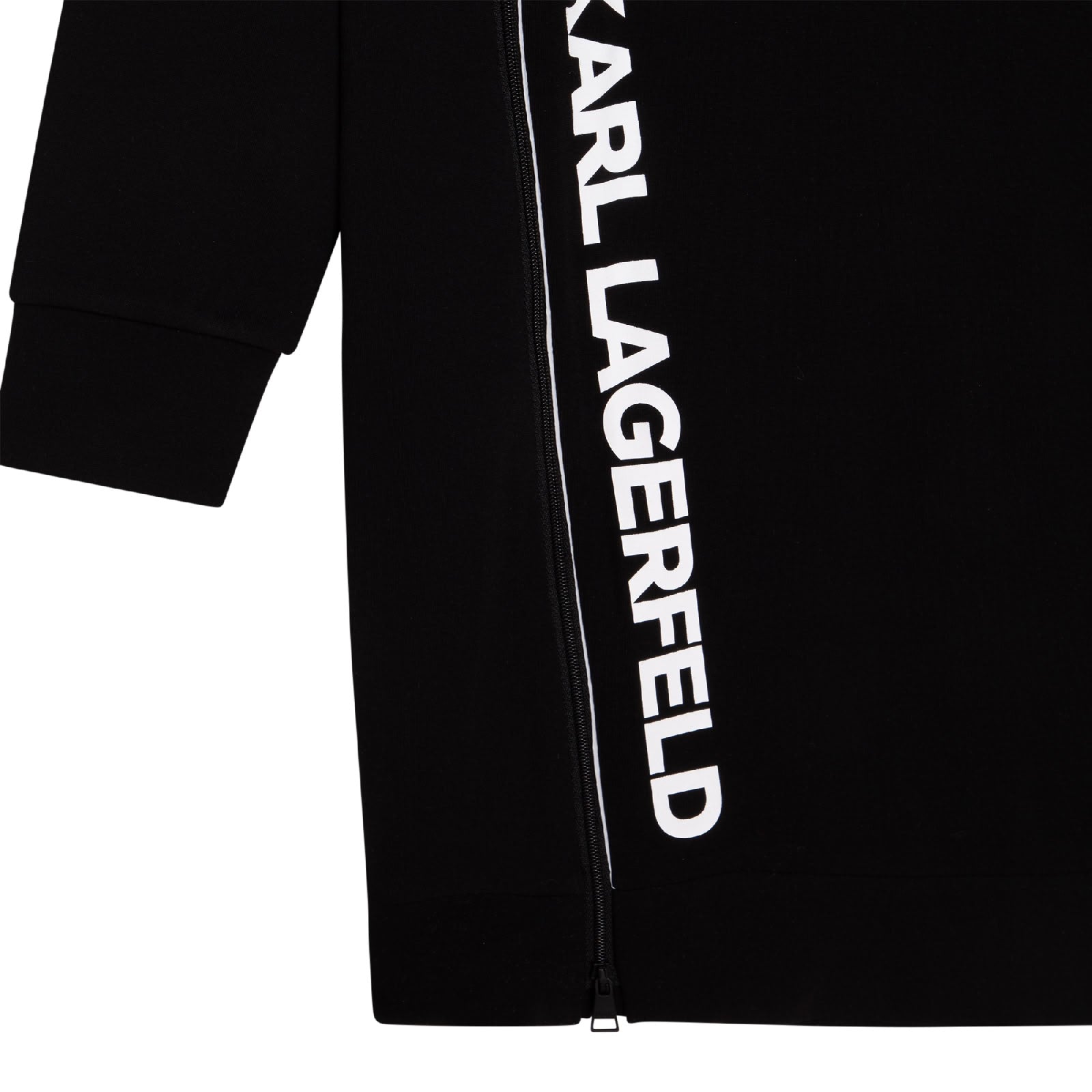 Robe imprimée avec logo - Black