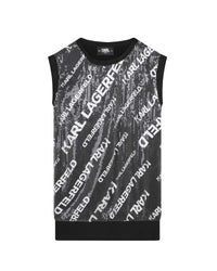 Sequin embroidered dress - Black White