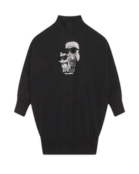 Robe pull en coton - Black