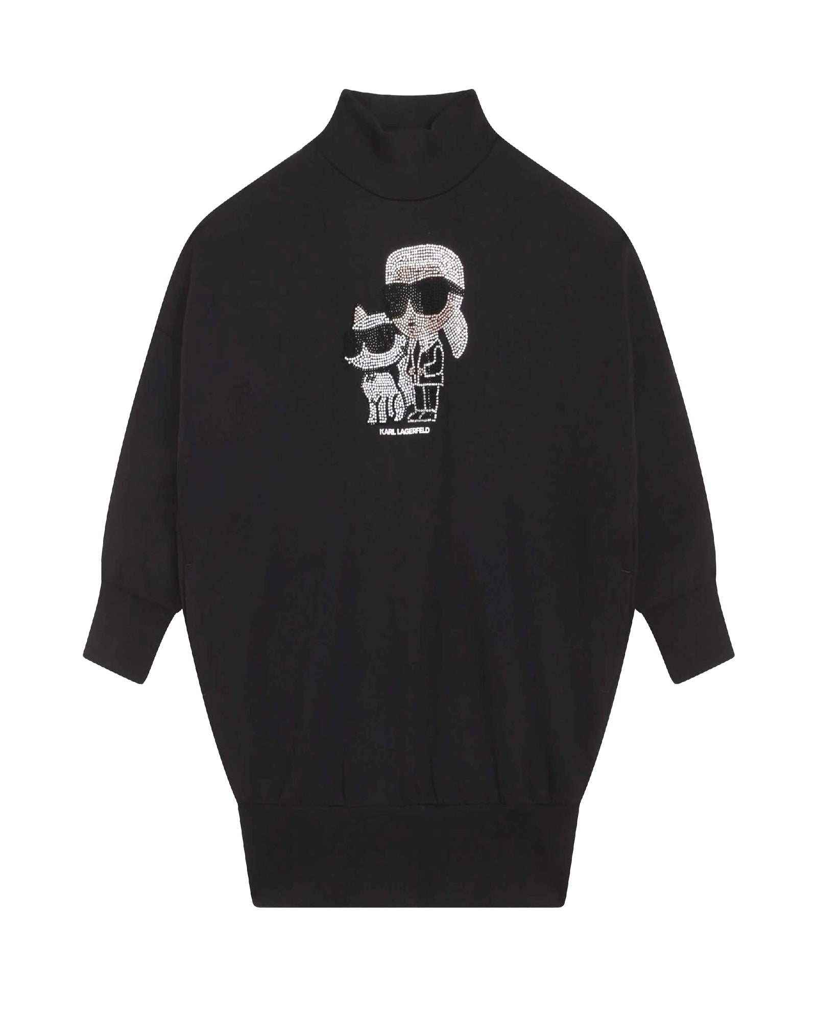 Robe pull en coton - Black