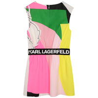 Robe imprimée avec logo - Multicolor