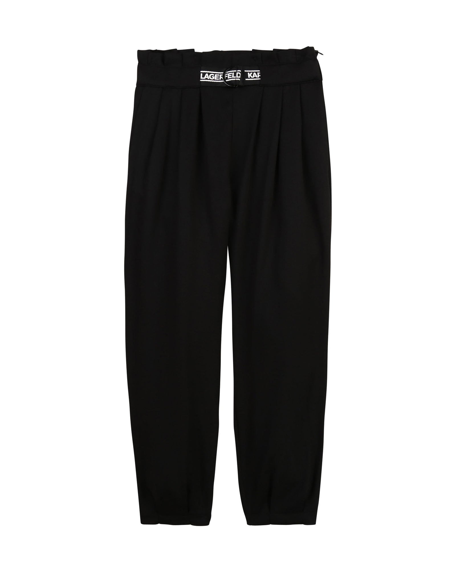 Pantalon taille haute ajsuté - Black