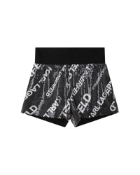 Short brodé en sequin - Noir & Blanc