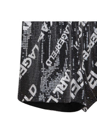 Short brodé en sequin - Noir & Blanc