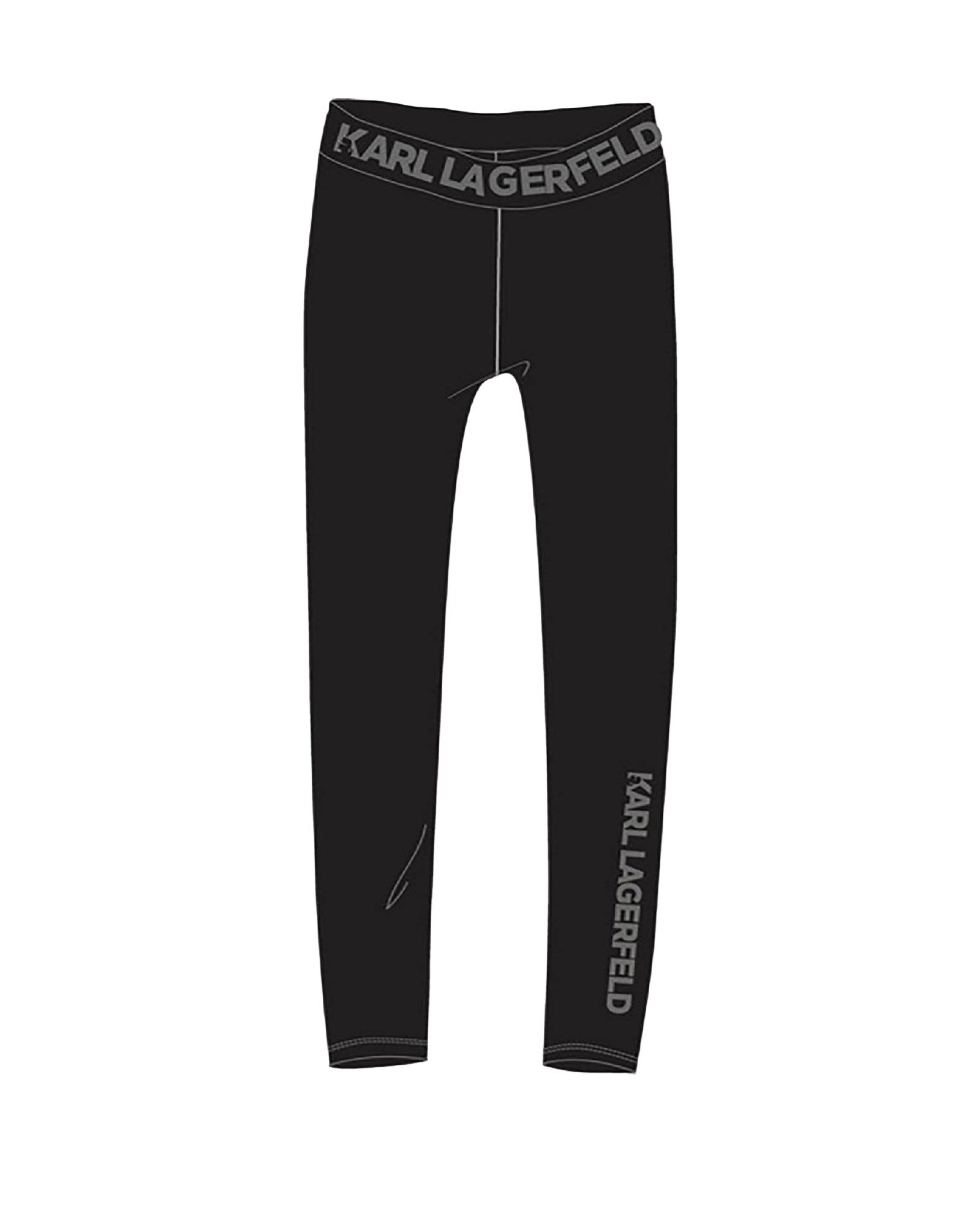 Legging with logo - Black