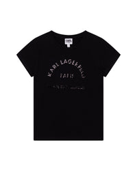 T-shirt à manches courtes en coton - Black