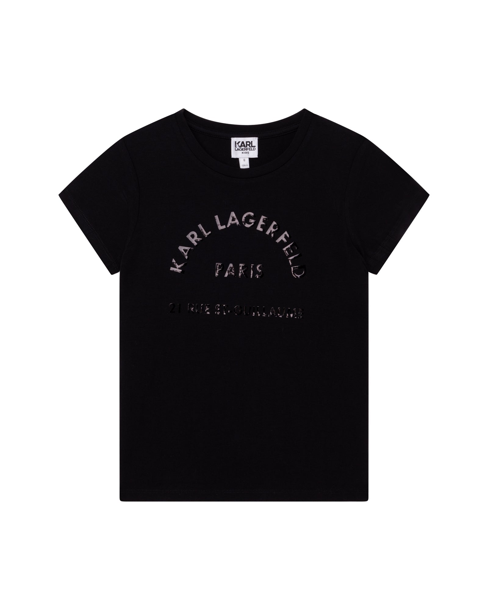 T-shirt à manches courtes en coton - Black