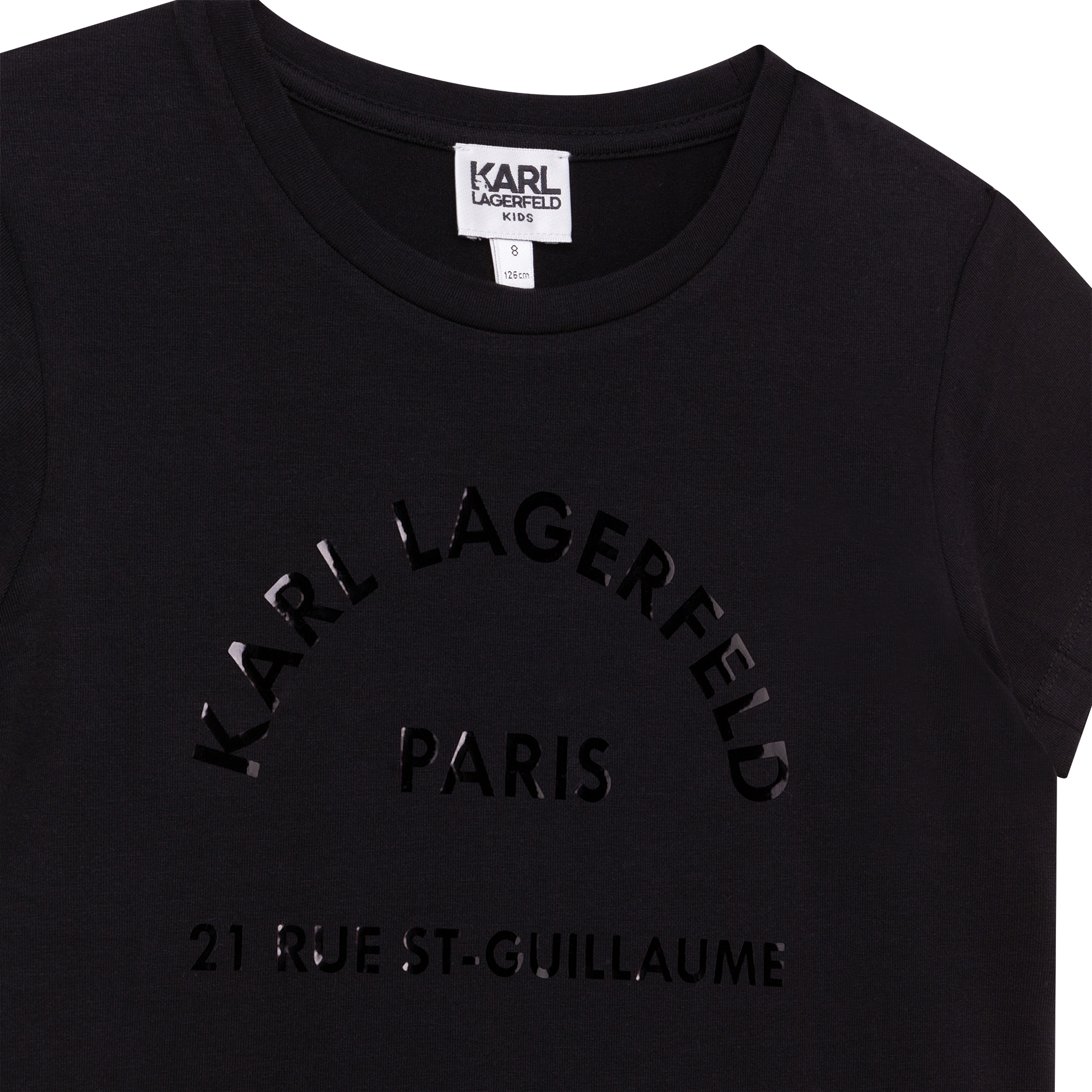 T-shirt à manches courtes en coton - Black